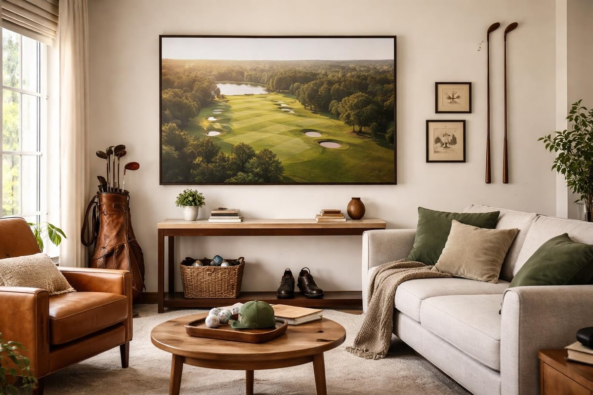 Golf-themed room design