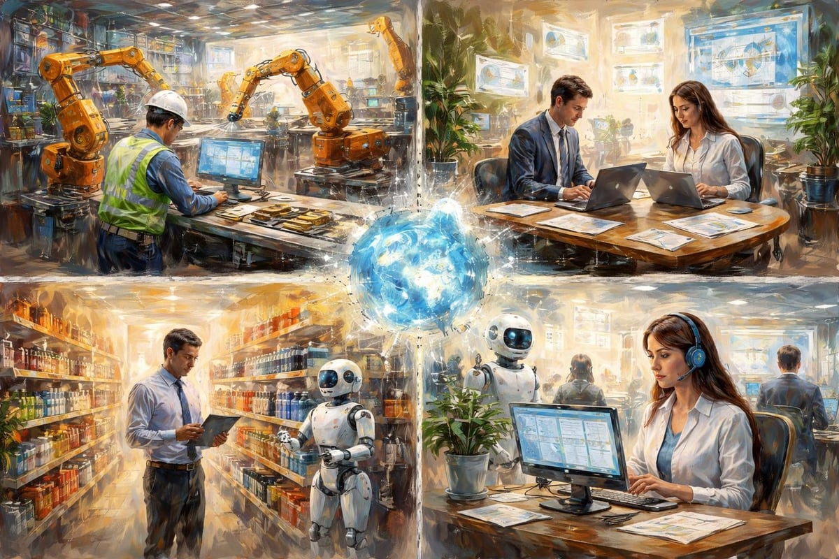 AI implementation across industries