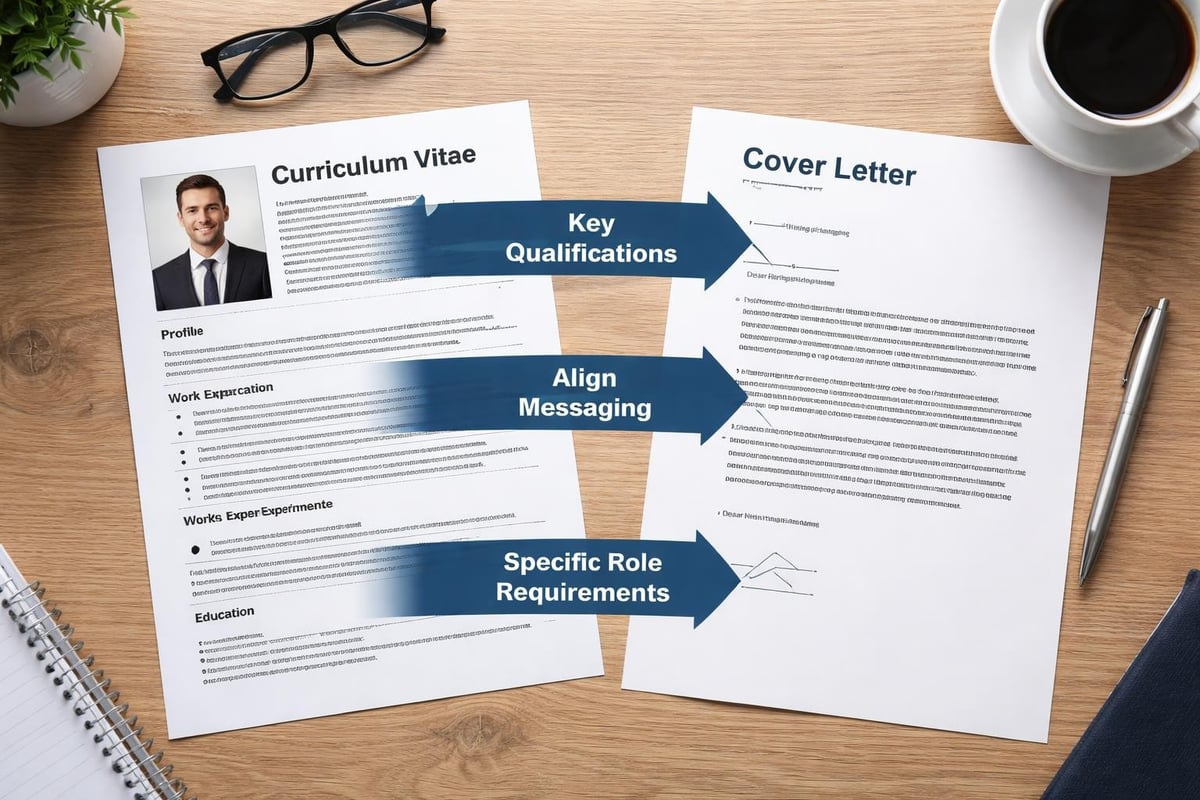 CV and cover letter alignment