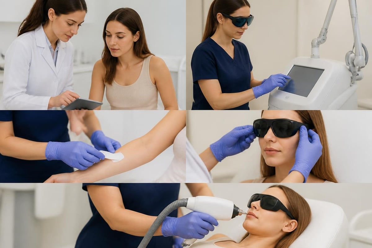 Laser safety protocols