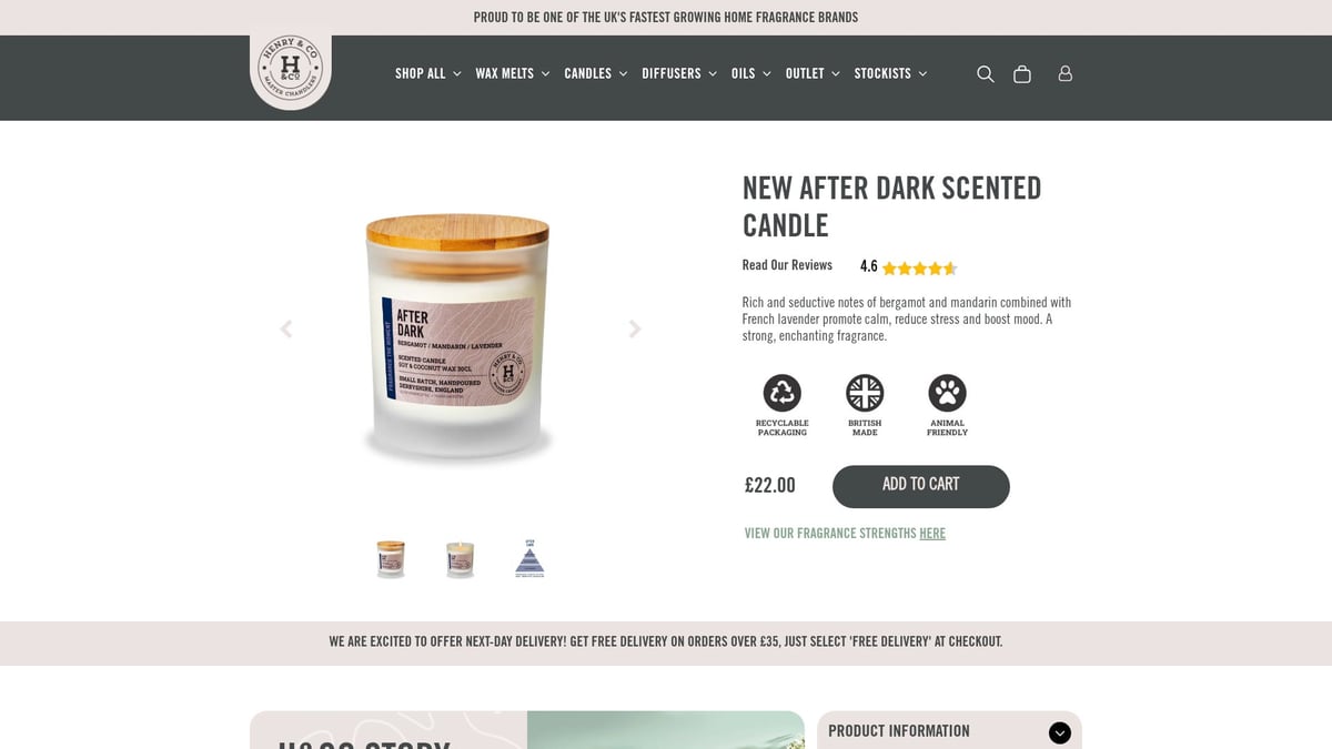 Top 8 Scented Candles UK Picks to Transform Your Home 2025 - Henry & Co – After Dark Scented Candle
