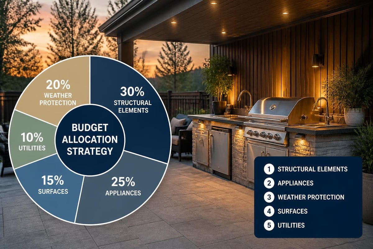 Outdoor kitchen investment priorities
