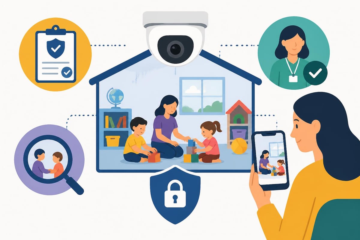 Daycare camera monitoring benefits