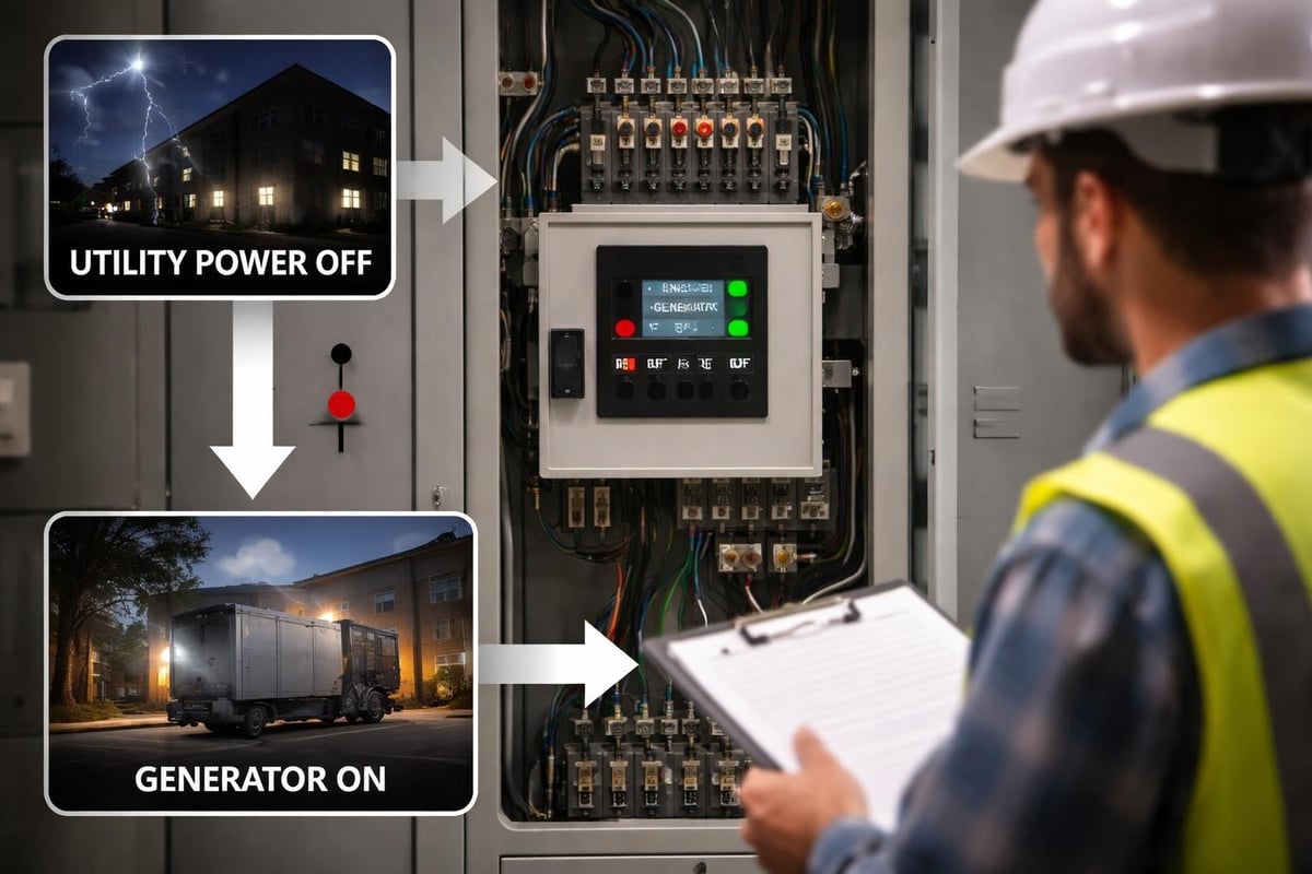 Transfer switch operation