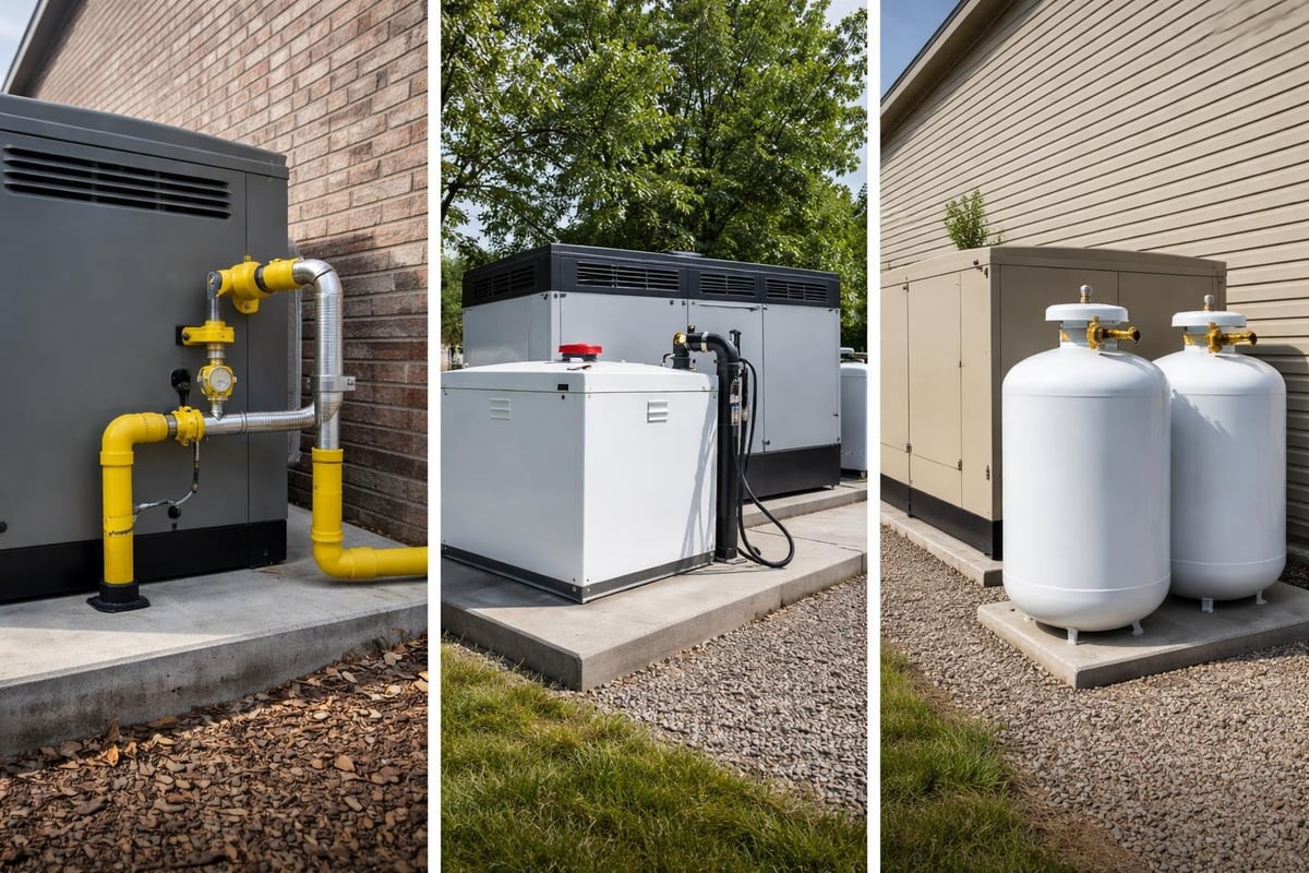 Generator fuel systems