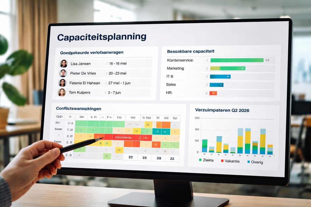 Team capaciteitsoverzicht