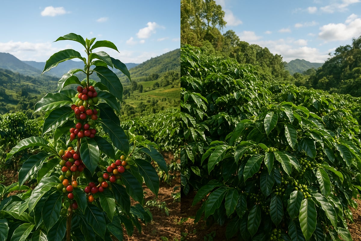 Origine et Botanique : Comprendre les Racines de l’Arabica et du Robusta