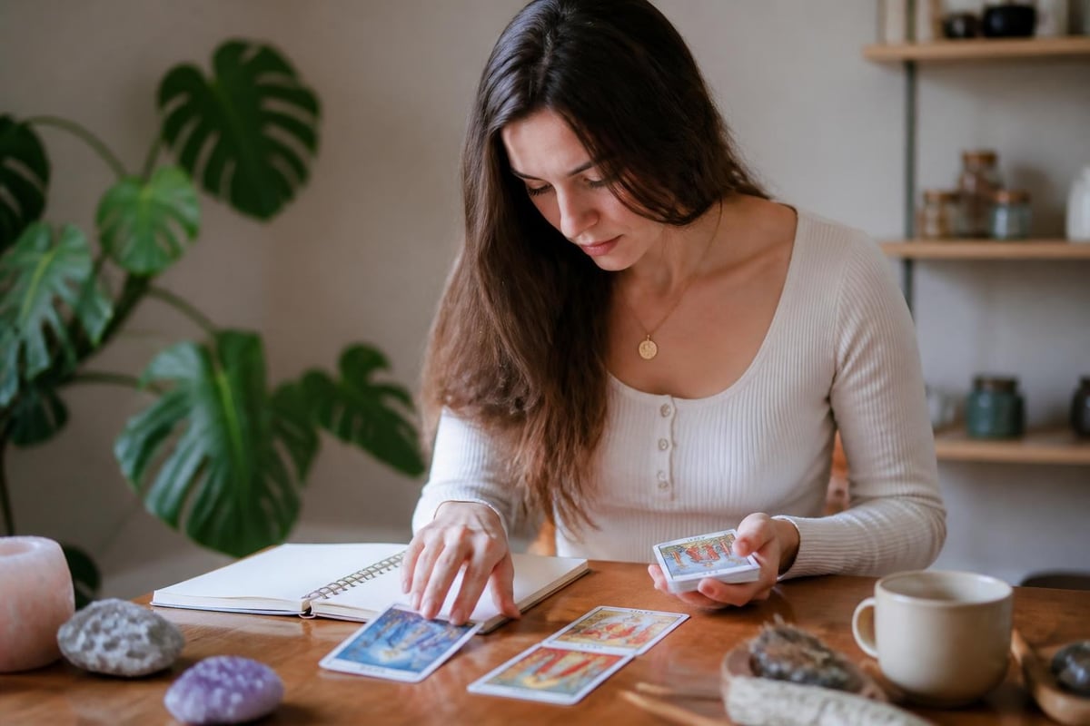 Integrating tarot into wellness routines