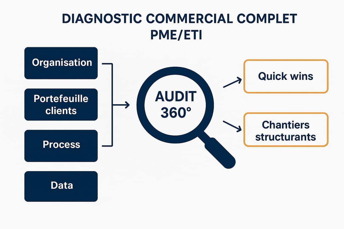 Diagnostic commercial : cartographier ses points forts et ses angles morts
