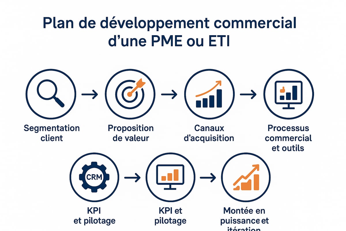 Structurer son plan de développement commercial : étapes chronologiques et leviers clés