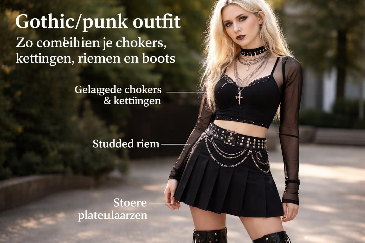 Gothic accessories styling