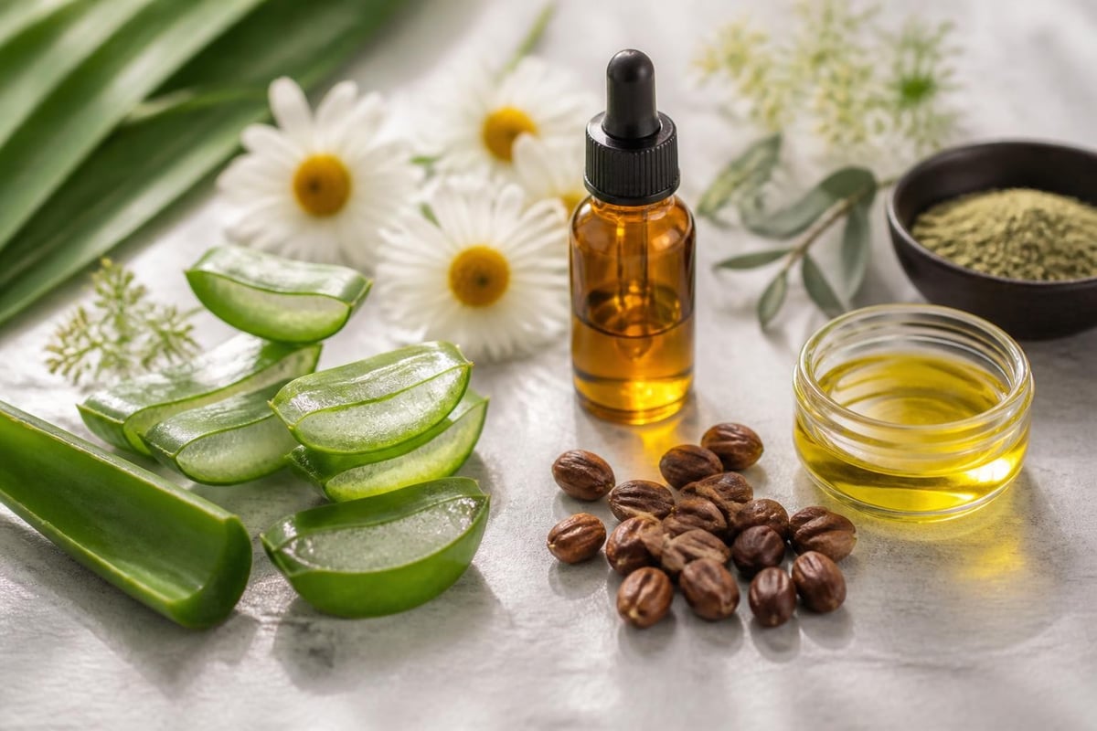 Plant-based skincare ingredients