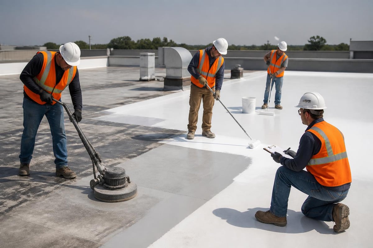 Roof restoration process