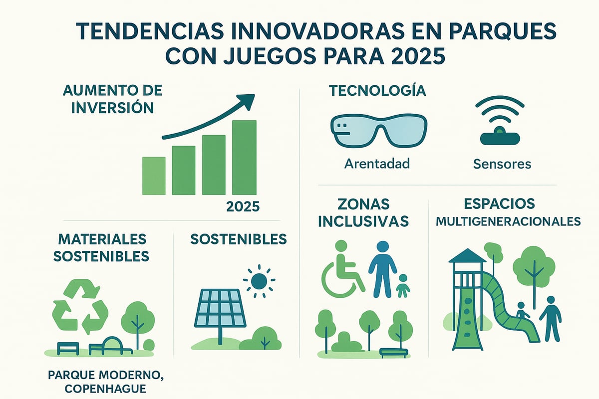 Tendencias Innovadoras en Parques con Juegos para 2025