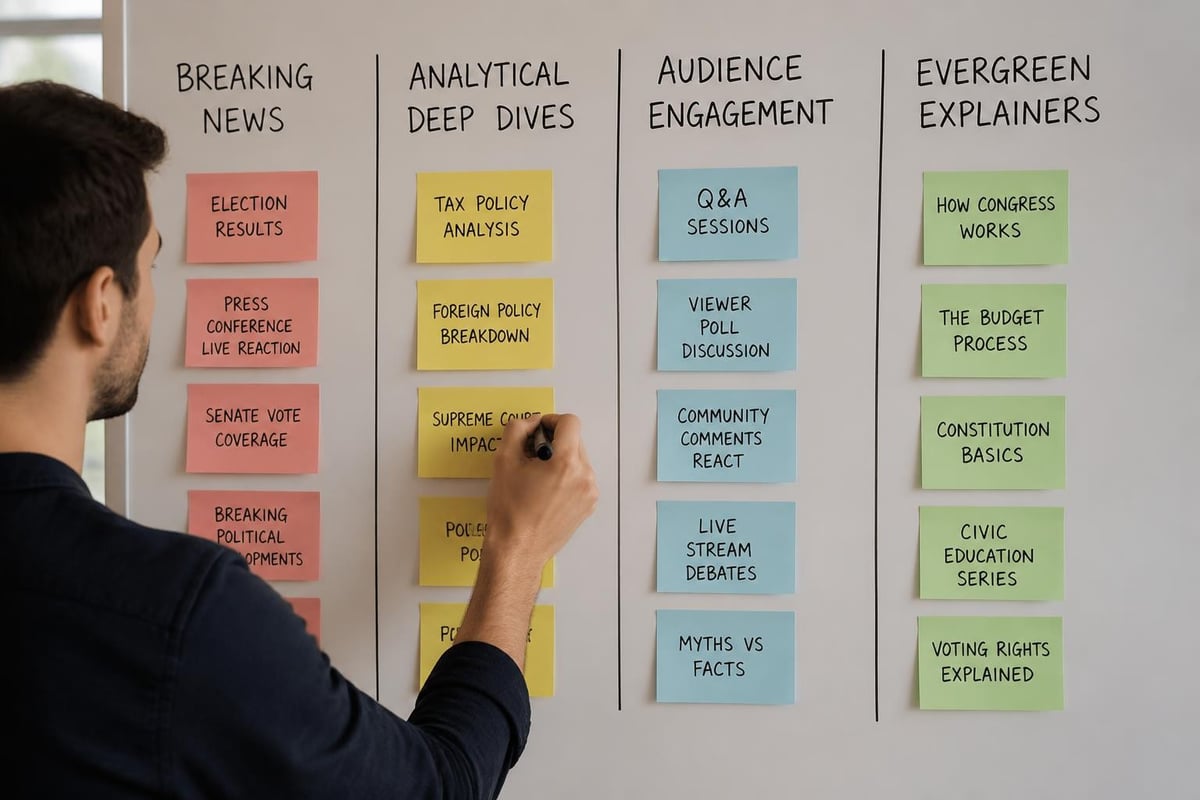 Political content strategy framework