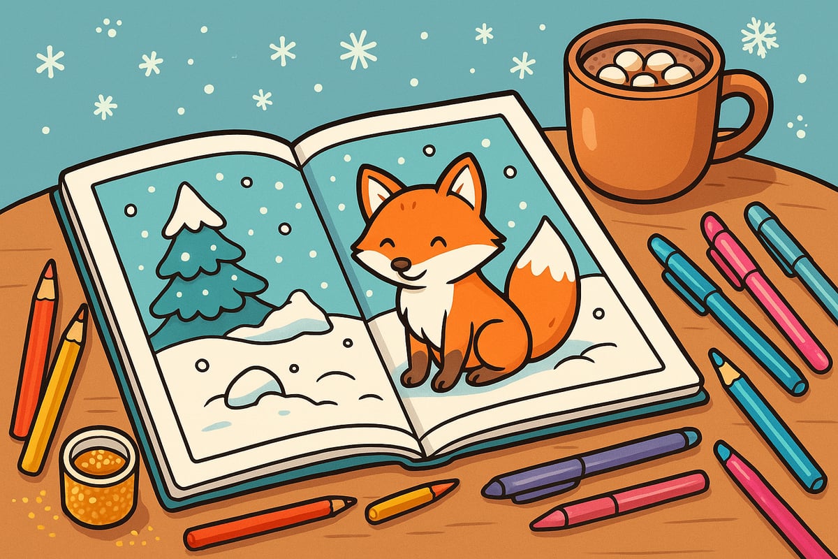 Creative Techniques for Coloring Winter Animal Pages