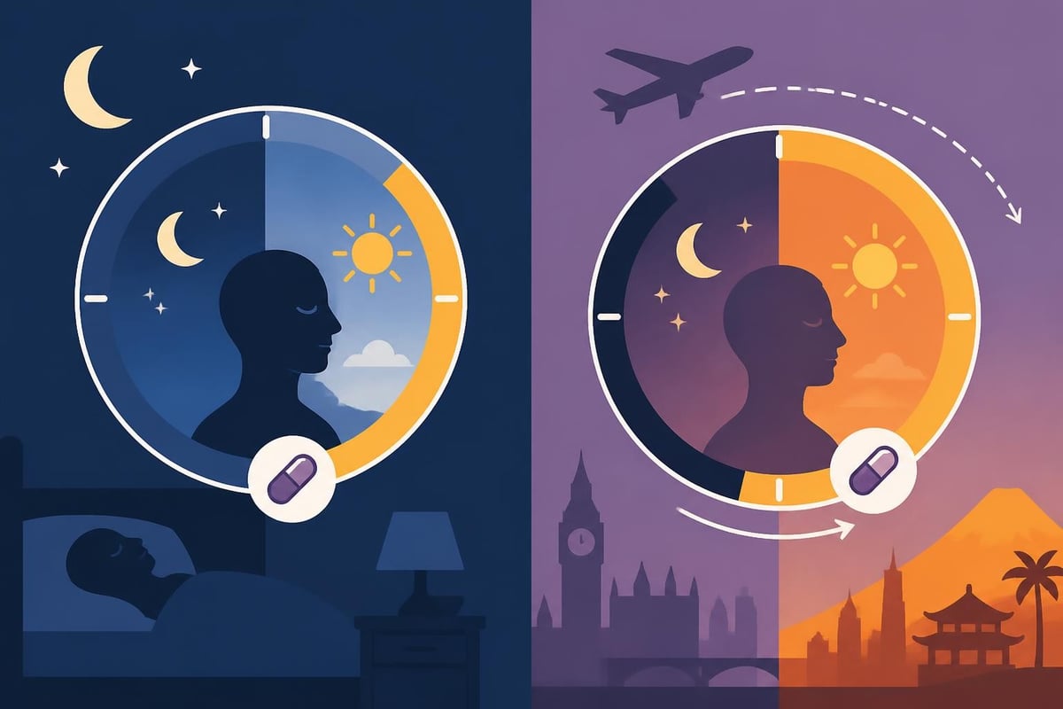 Melatonin timing protocol