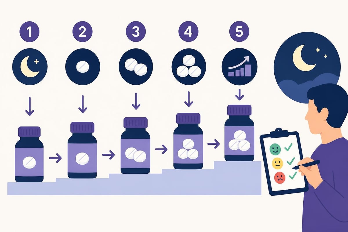 Melatonin dose escalation