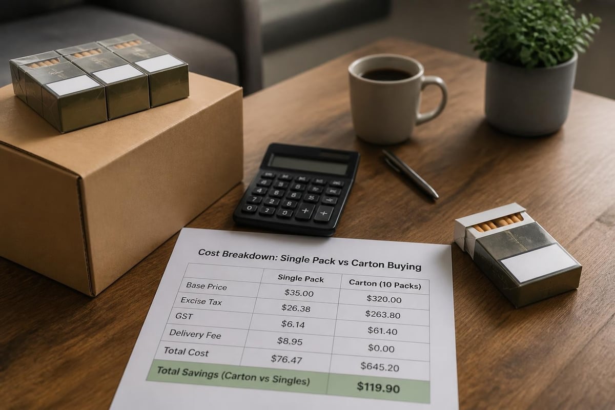 Cigarette pricing comparison