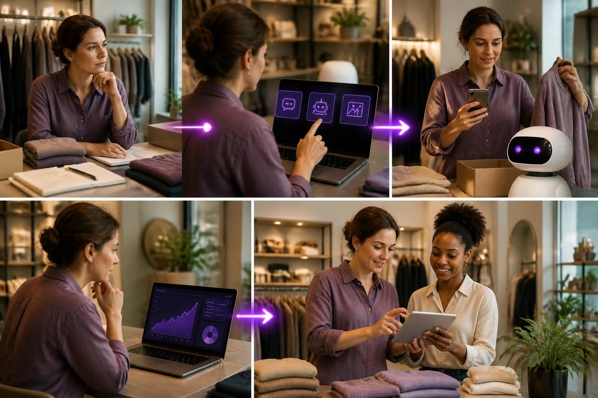 Retail AI implementation workflow