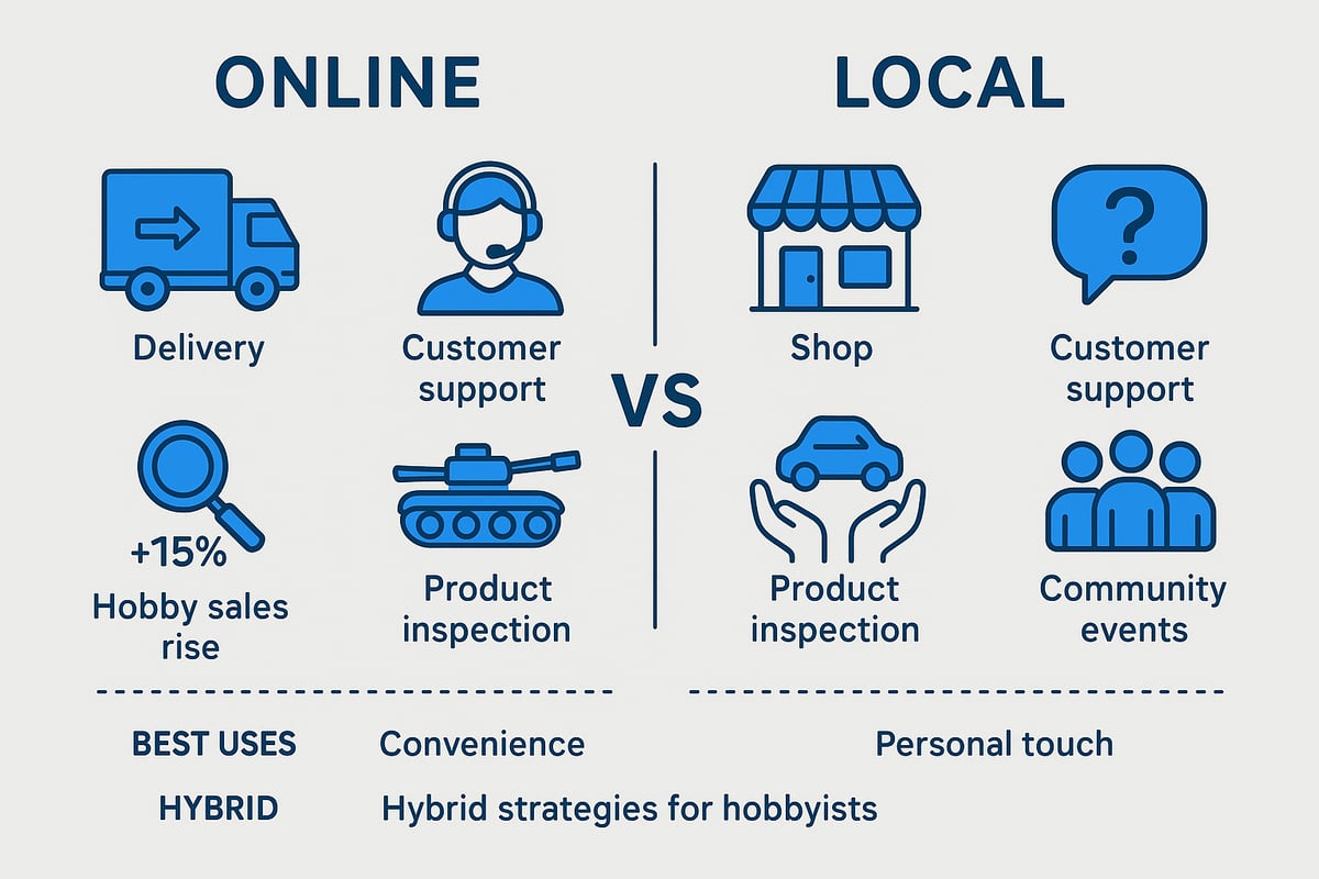 Online vs. Local Scale Model Shops: Pros, Cons, and Best Uses