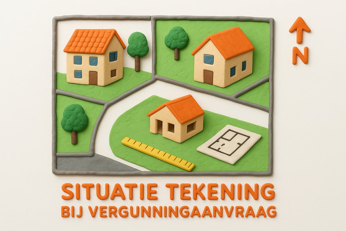 Wat is een situatie tekening en wanneer heb je die nodig?