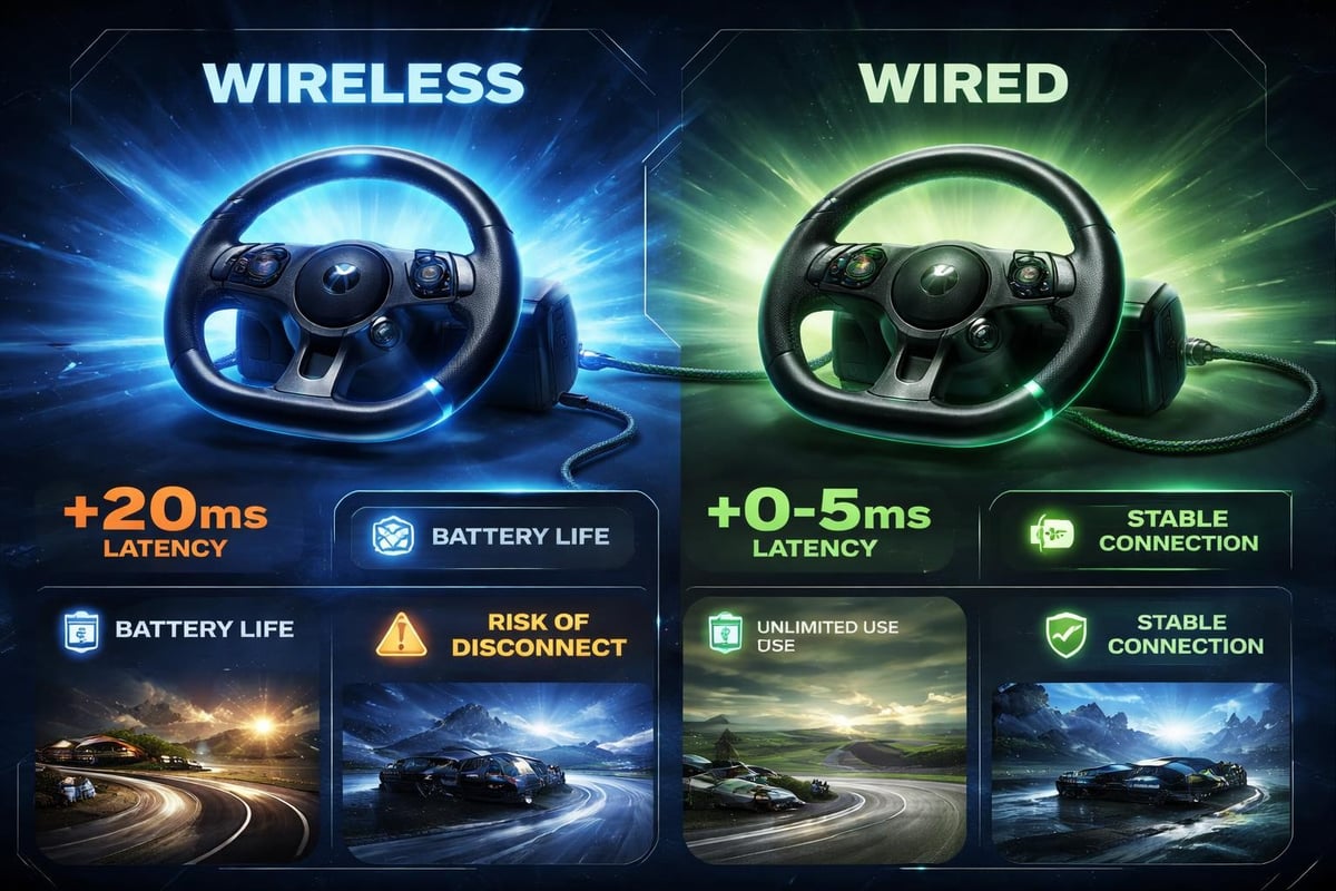 Wireless vs wired setup comparison