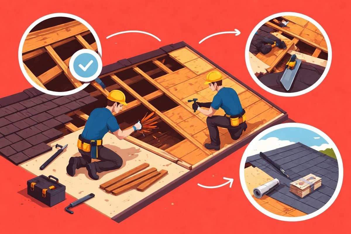 Roof deck preparation