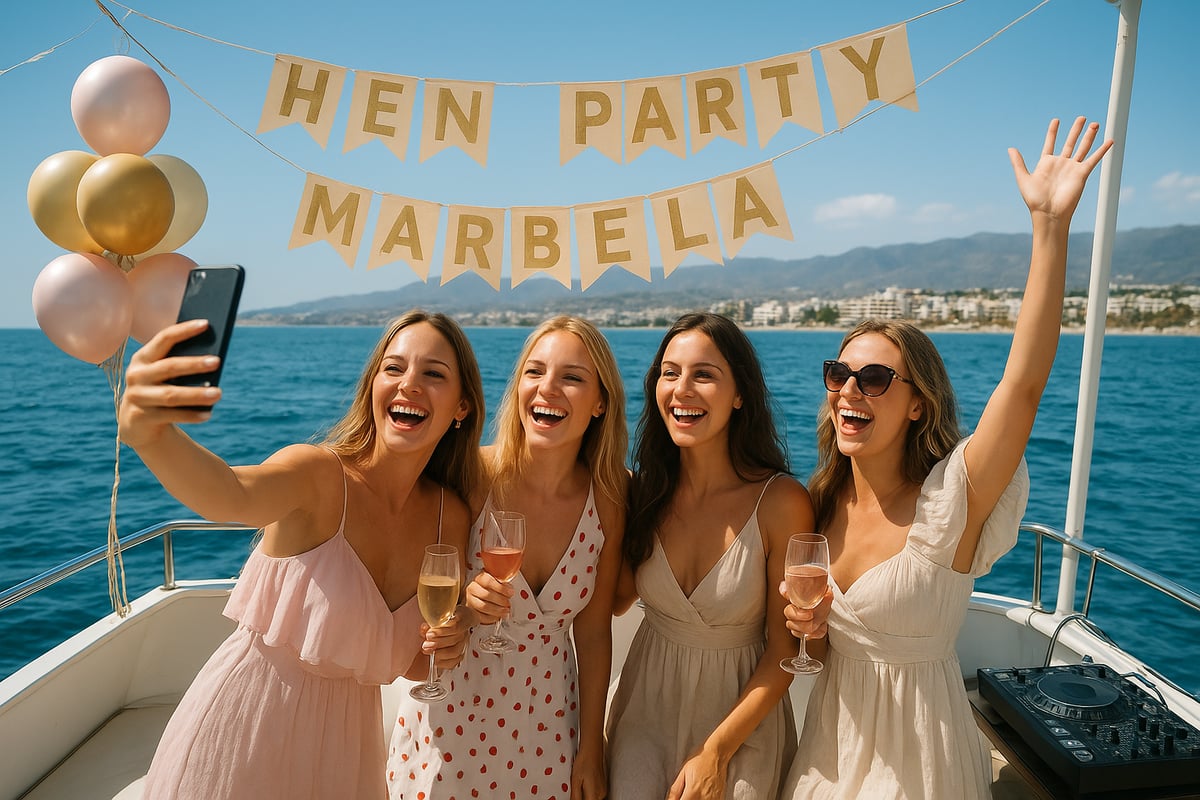 How to Plan the Perfect Hen Party Boat in Marbella: Step-by-Step