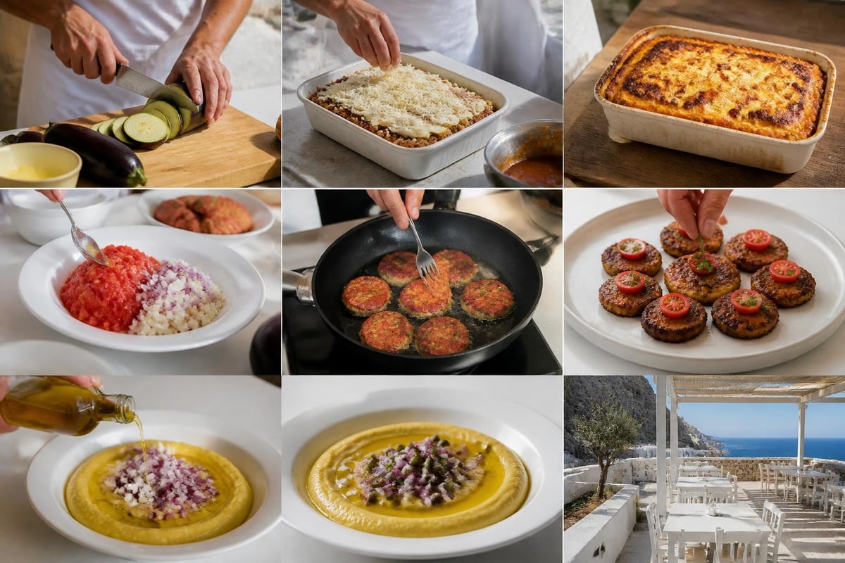 Traditional Greek cooking techniques