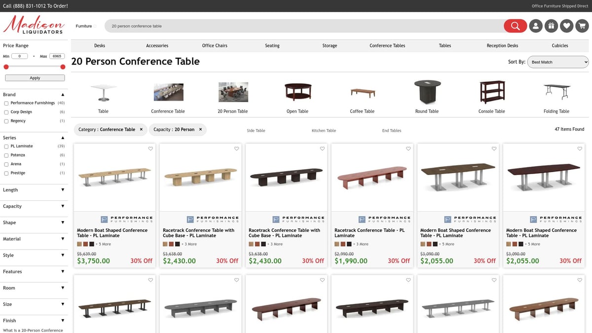 7 Best 20 Person Conference Table Options for 2025 - Corp Design Potenza 20-Person Racetrack Conference Table