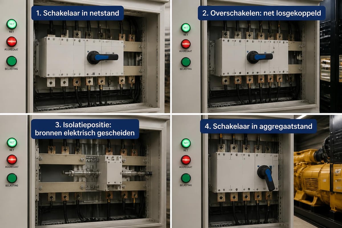 Werking noodstroom switch