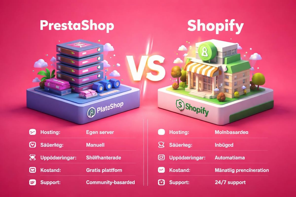 Jämförelse mellan plattformar