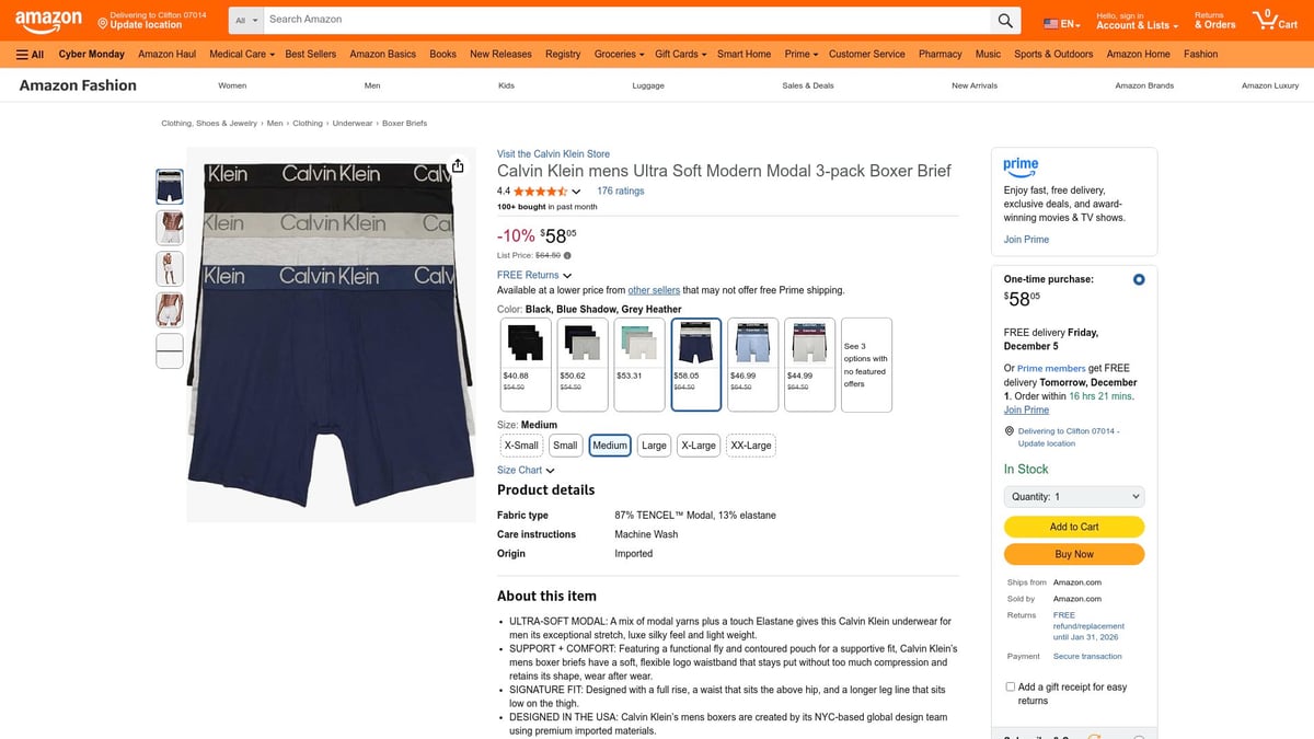 Top 8 Best Boxer Briefs for Comfort and Support in 2026 - Calvin Klein Ultra Soft Modern Modal Boxer Briefs