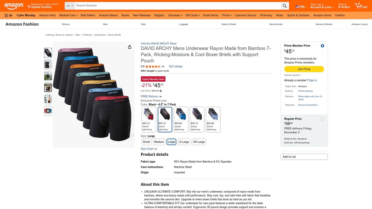 Top 8 Best Boxer Briefs for Comfort and Support in 2026 - David Archy Bamboo Boxer Briefs