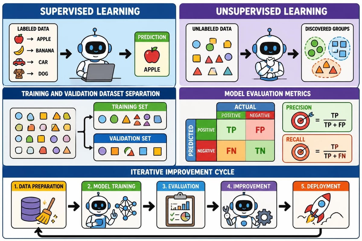 Machine learning workflow stages