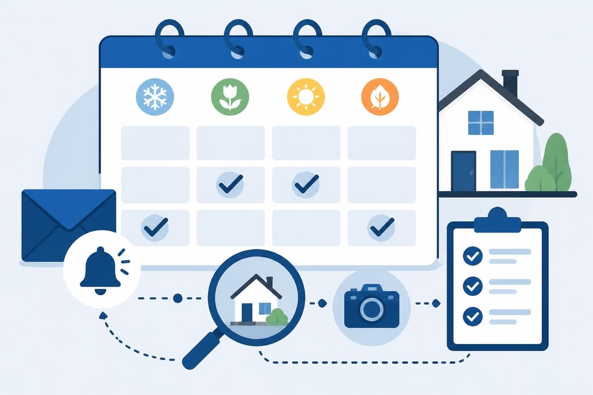 Routine tenancy inspection schedule