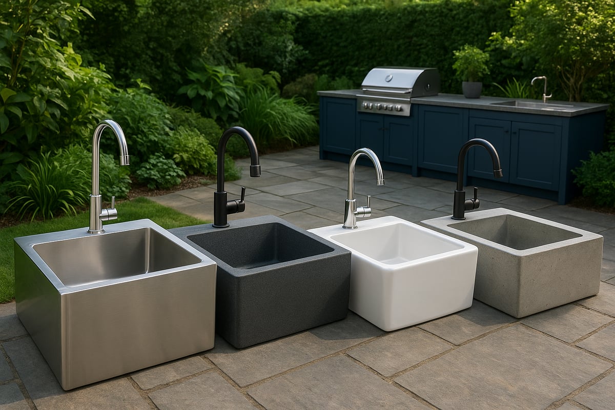 Exploring Outdoor Sink Materials: Pros, Cons, and Best Uses