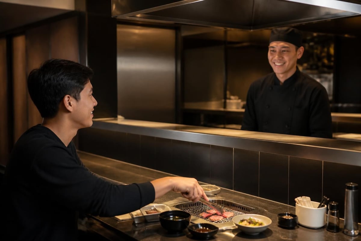 Solo dining experience