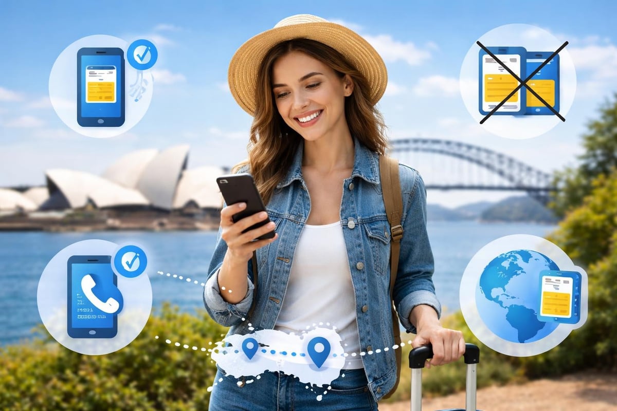 ESIM benefits for Australian travelers