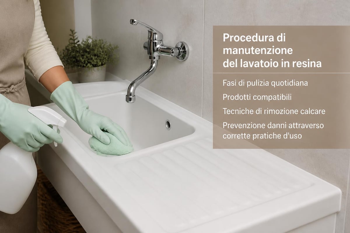 Manutenzione lavatoio