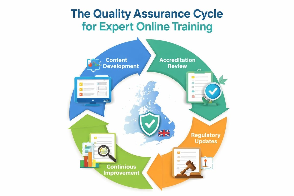 Quality assurance framework for expert online training