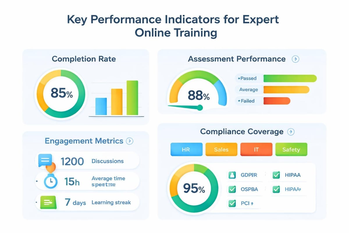 Training analytics dashboard