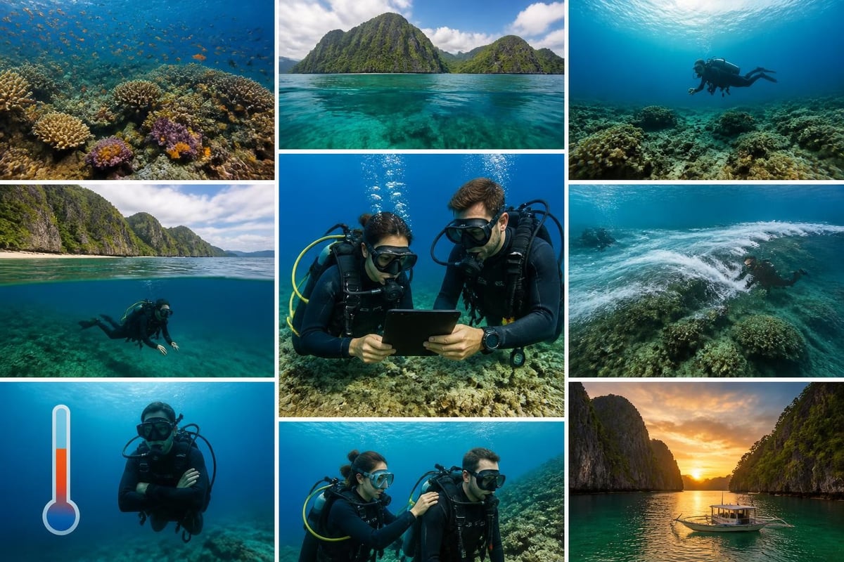 Factors determining dive site quality