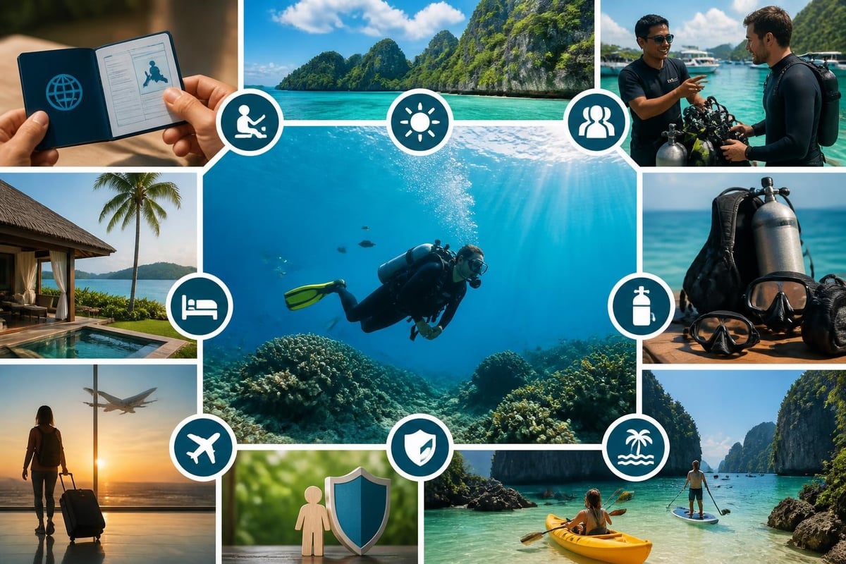 Dive trip planning factors