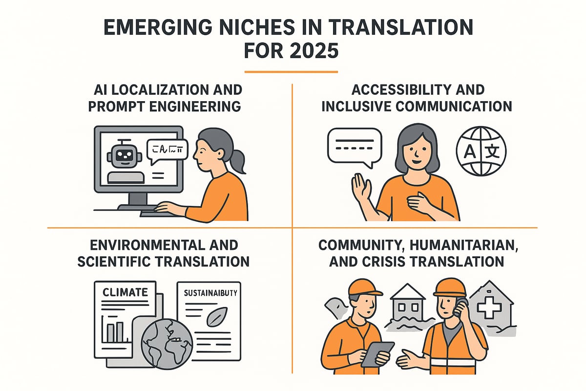 Emerging Fields and Niches in Translation for 2025