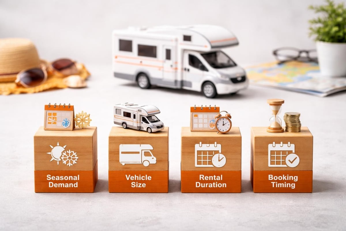 Factors affecting motorhome rental costs