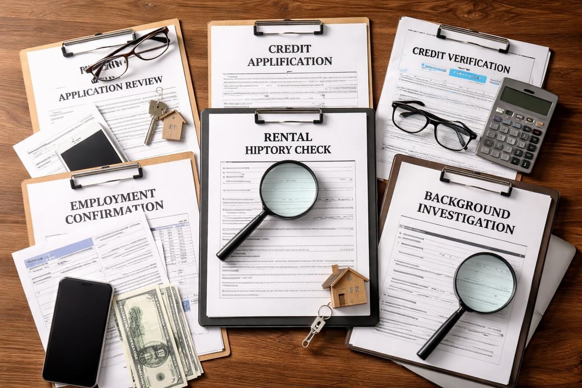 Tenant screening process workflow
