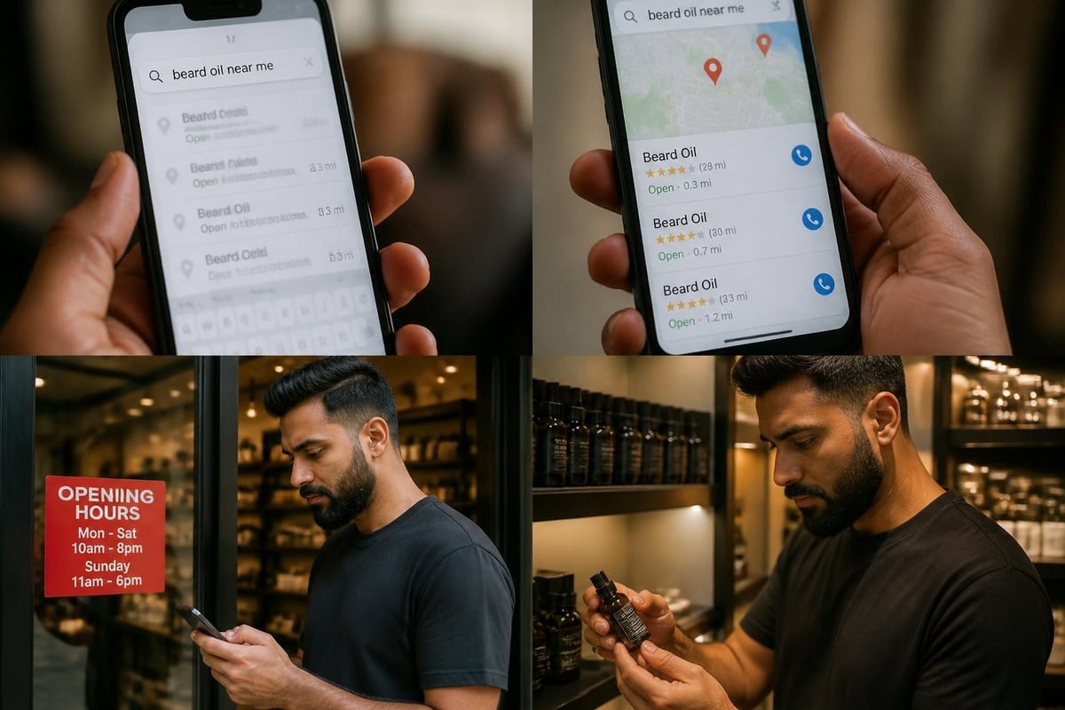 Local search behavior patterns