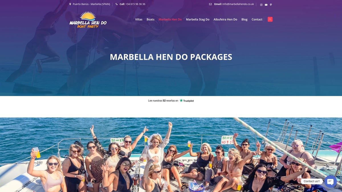 Top 8 Marbella Hen Do Packages for an Unforgettable 2026 Party - Marbella Sun & Sea Hen Do Party – Marbella Hen Do